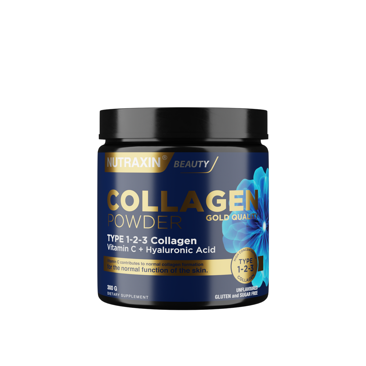 Nutraxin Beauty Collagène Type 1-2-3 Poudre 300 g